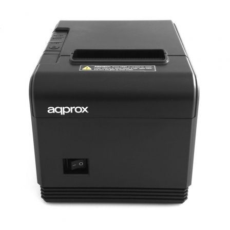 Approx APPPOS80AM3 Impresora de Tickets Térmica 80mm USB/Ethernet/Serie Negra
